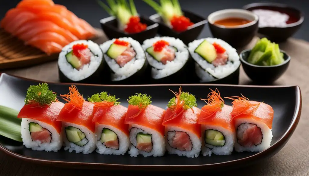 classic tuna sushi