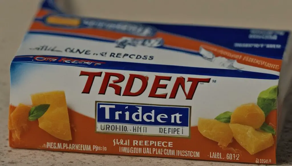 did trident change their recipe