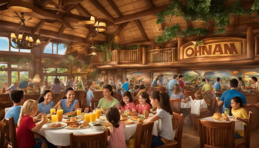 disney character breakfast at ohana