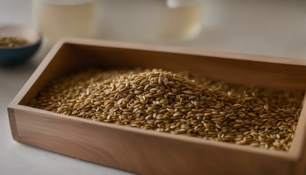 flaxseed storage