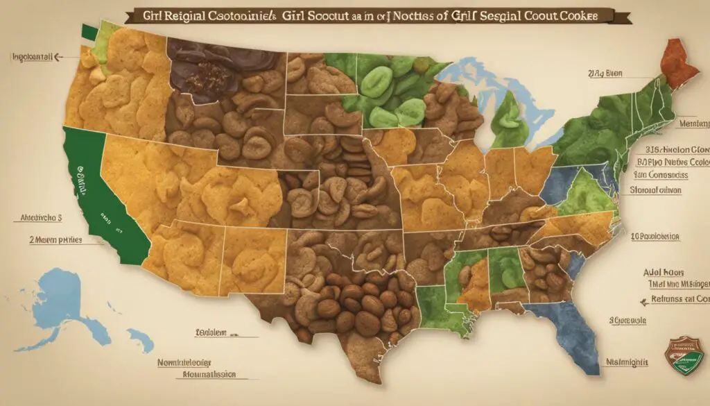 girl scout cookie regional divide