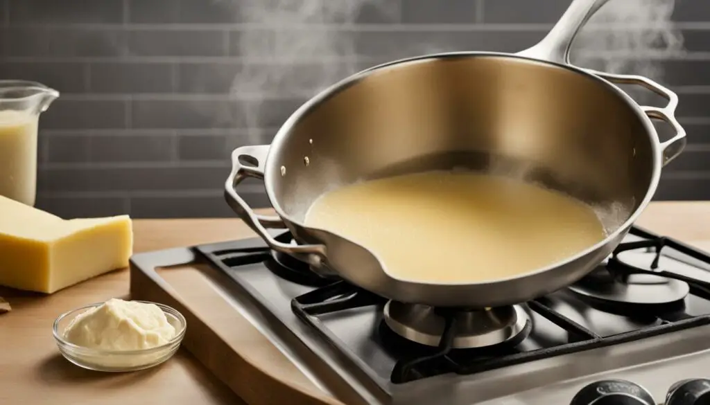 how to melt butter for baking