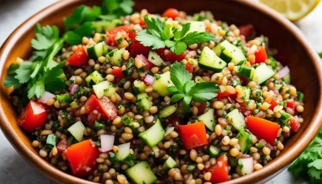 lentil tabbouleh salad recipe