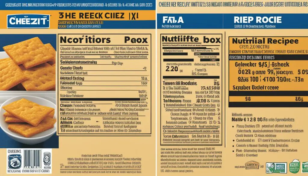 nutrition information