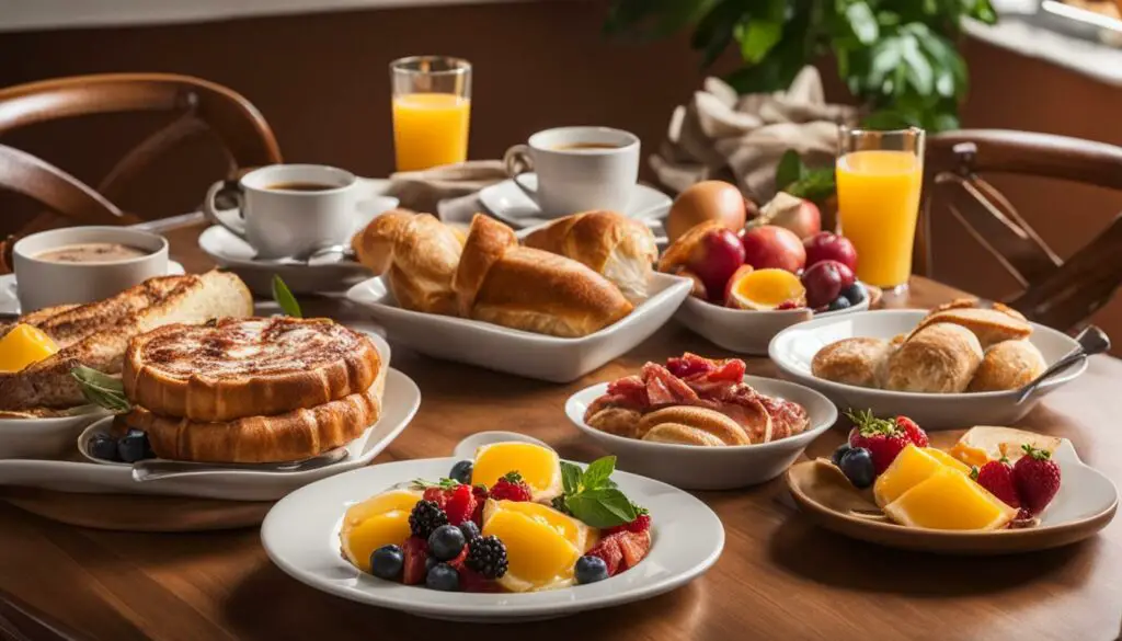 quality inn breakfast
