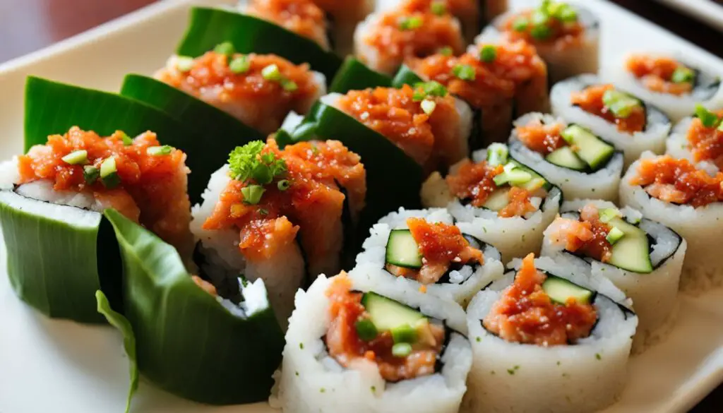 spicy tuna rolls