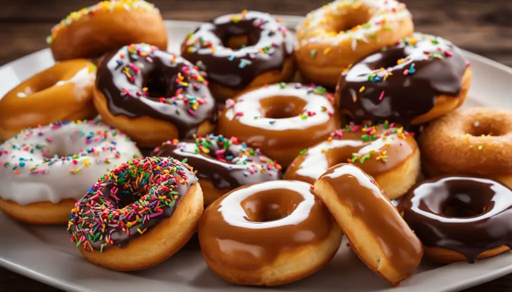tasty breakfast donuts