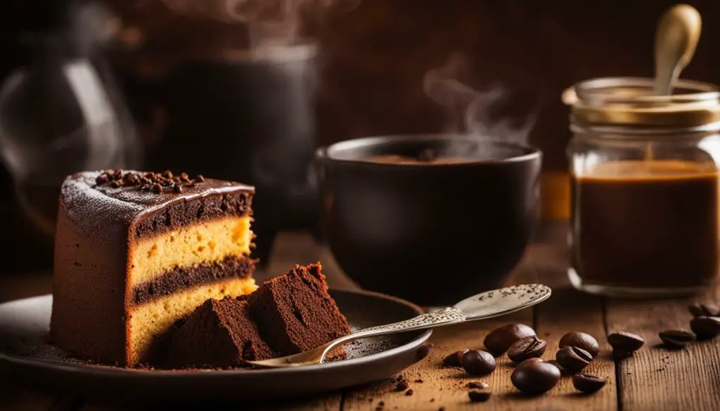using instant espresso in a cake recipe