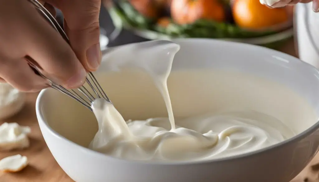 whipping cream