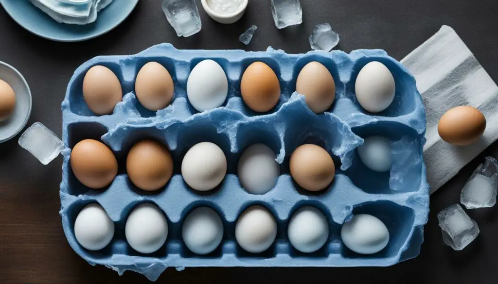 Freezing eggs