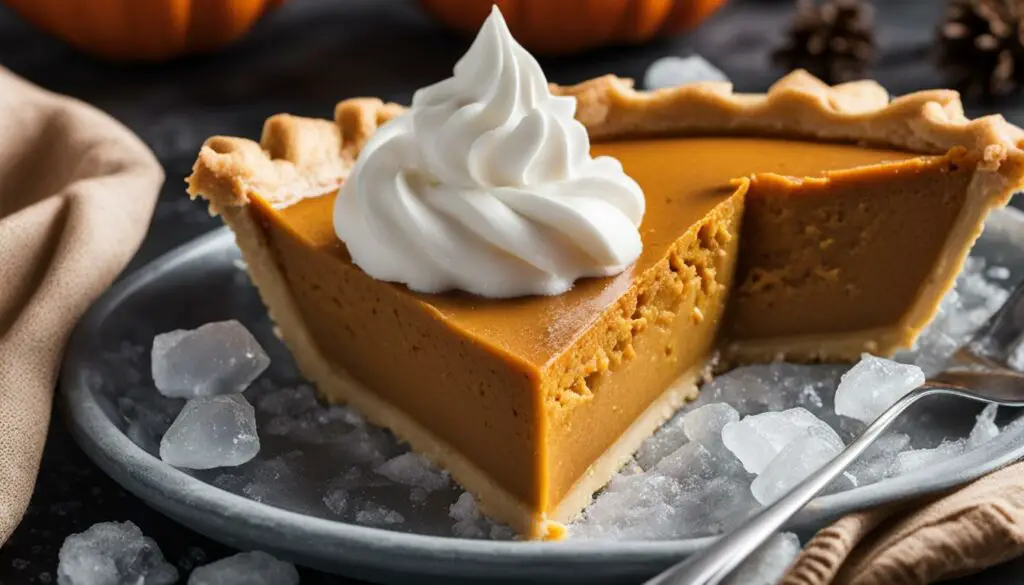 costco pumpkin pie freezing