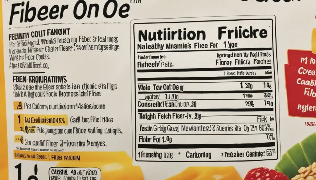 fiber one nutritional information