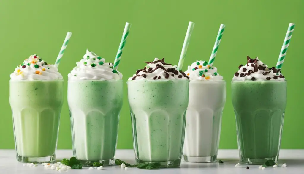 homemade versions of the Shamrock Shake