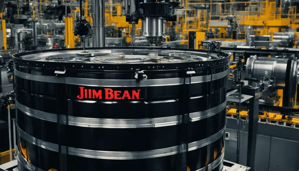 jim beam production modification
