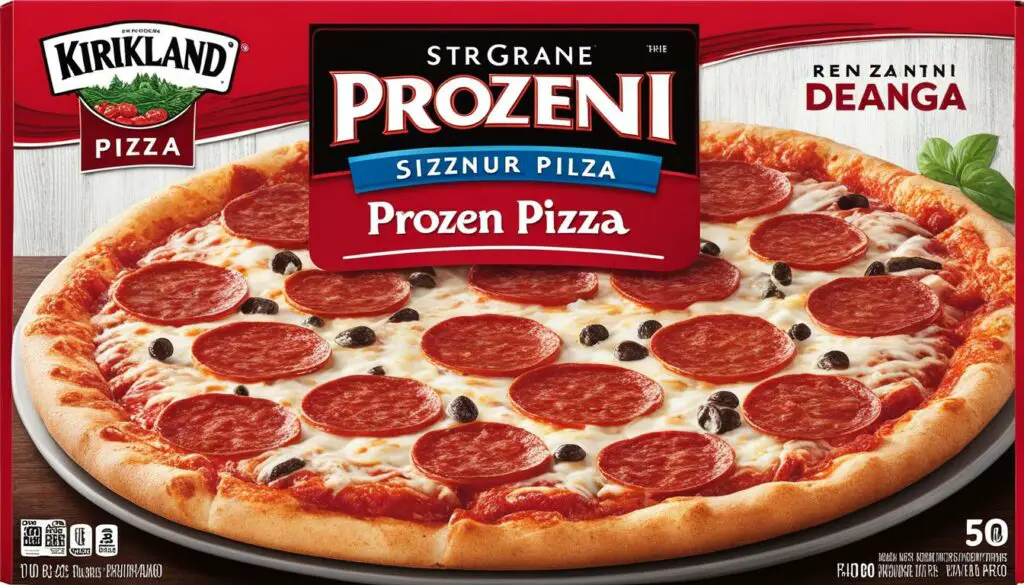 kirkland pizza packaging