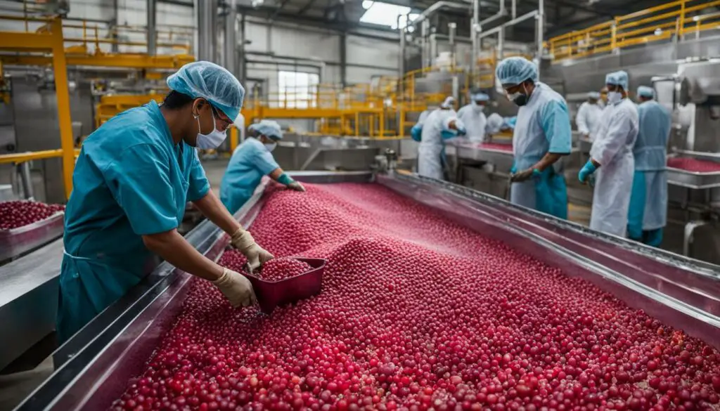 pom juice making process