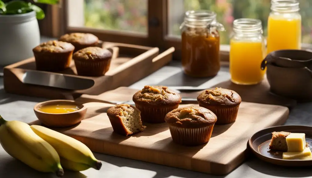 serving suggestions for banana bread muffins