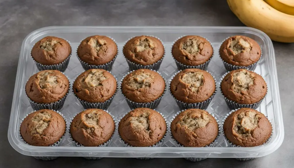 storage tips for banana bread muffins