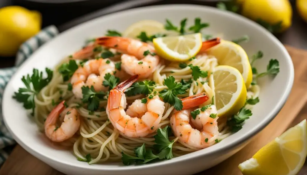 storing shrimp scampi
