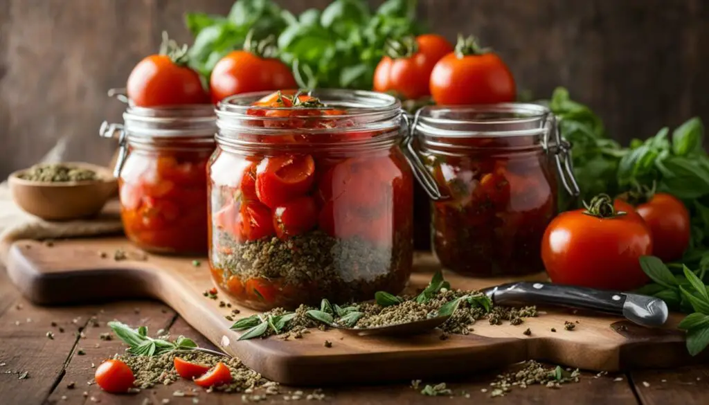using dried herbs in canning