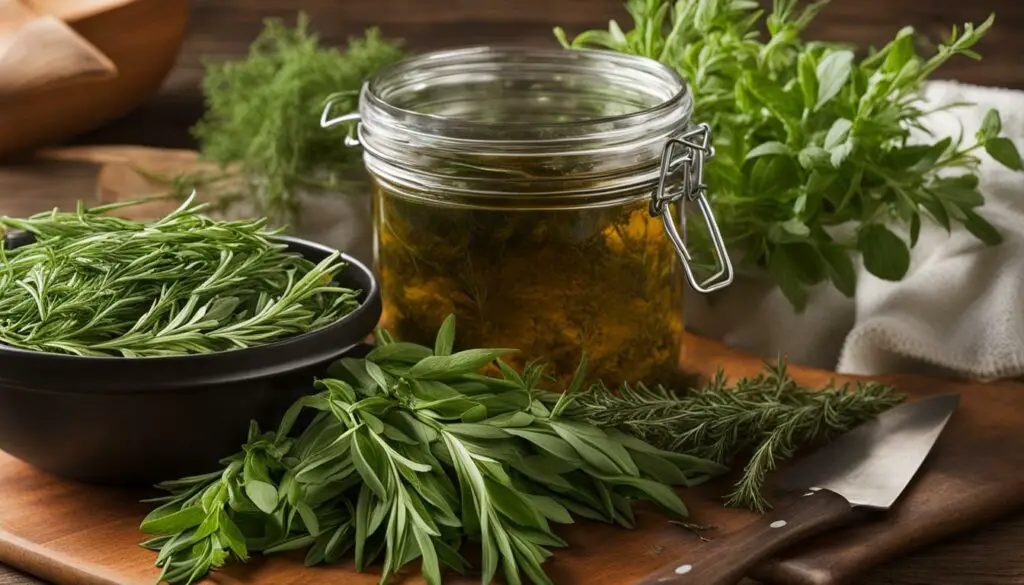 using fresh herbs in canning