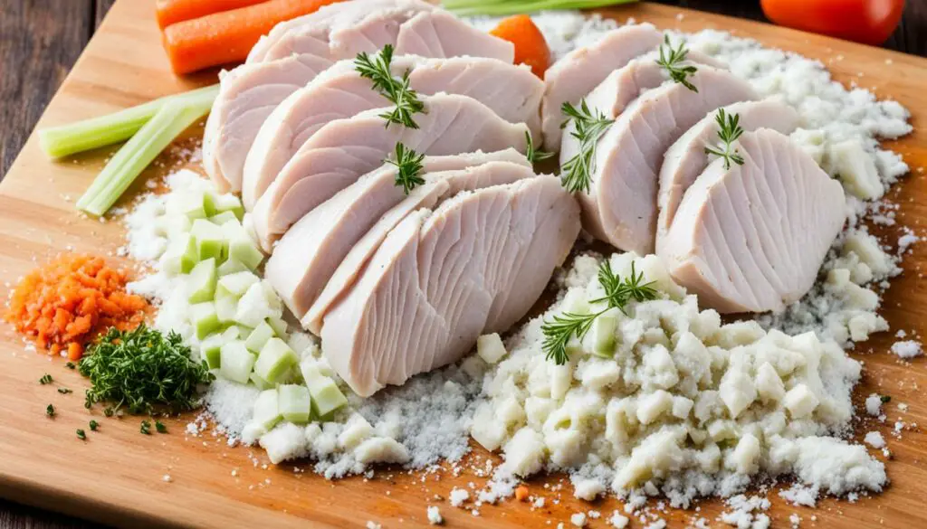 Ingredients for Homemade Chicken and Dumplings