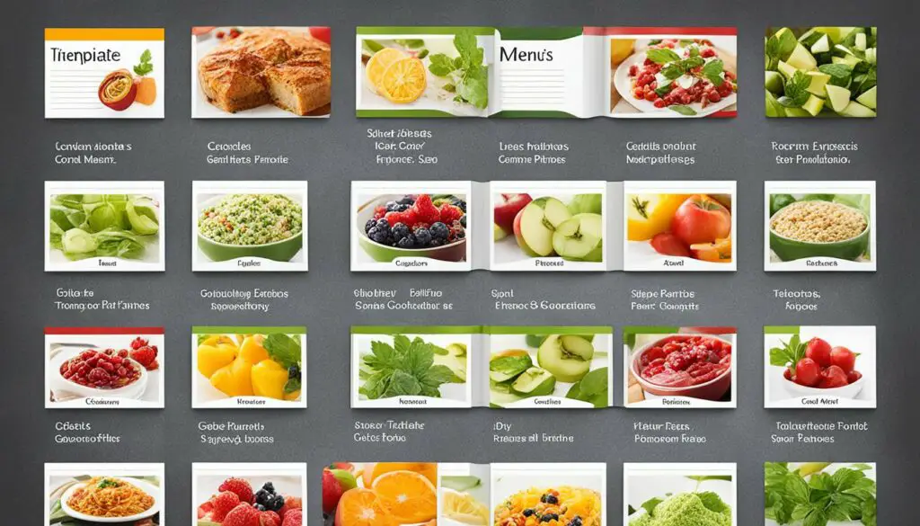 apple pages templates for menu planners