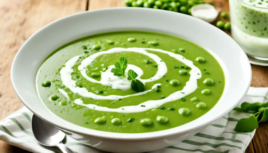 chilled pea soup recipe