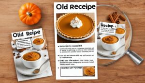 did libby's change their pumpkin pie recipe