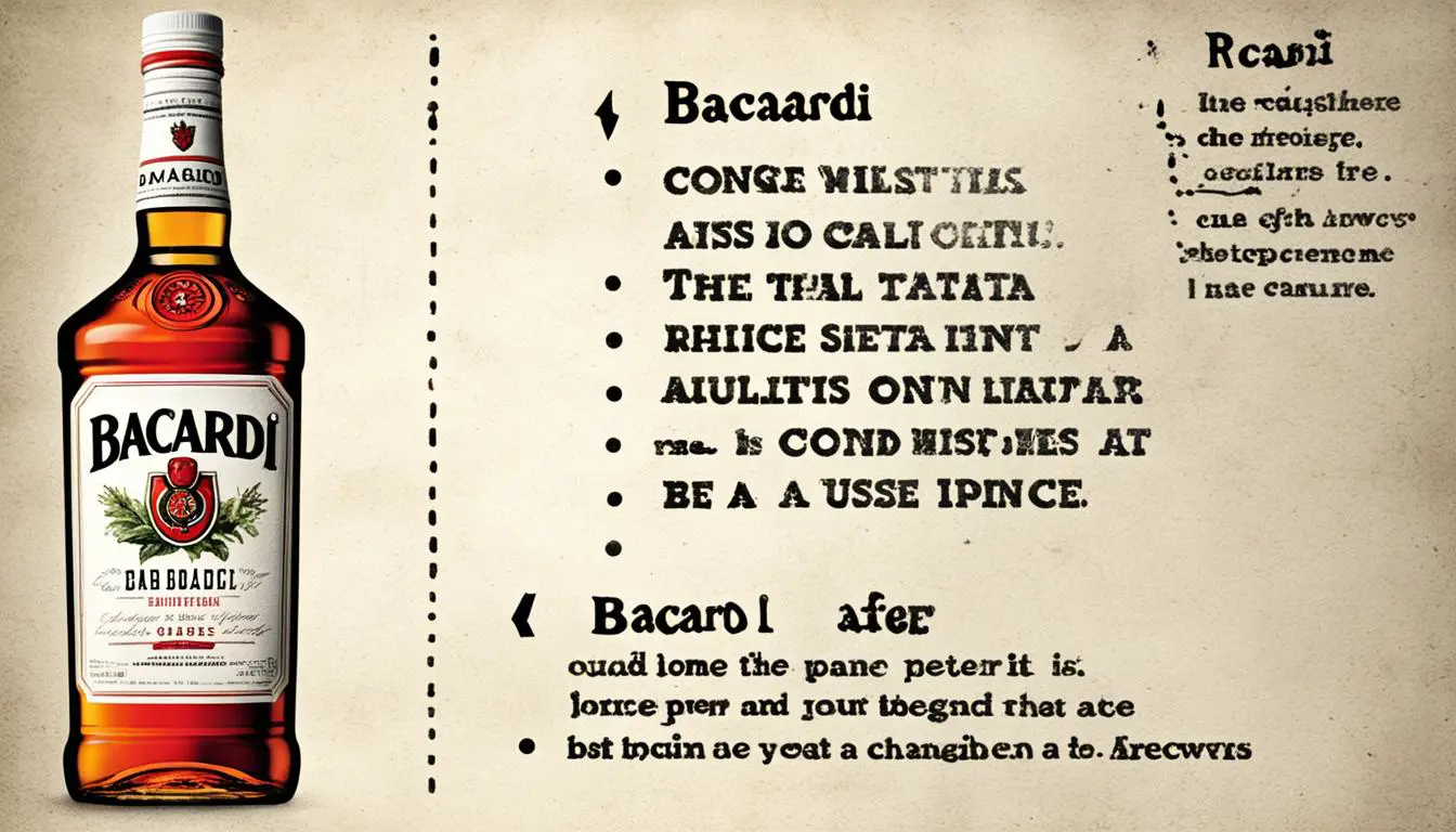 has bacardi changed its recipe
