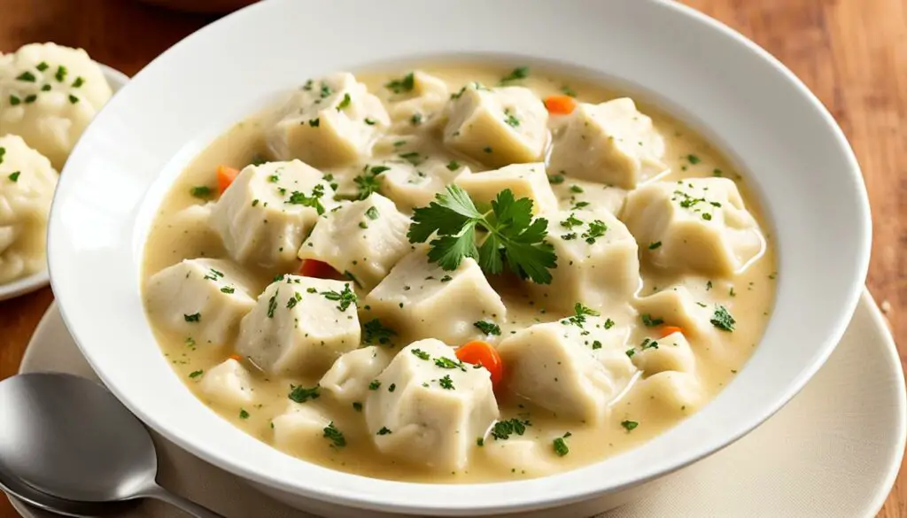 homemade chicken and dumplings