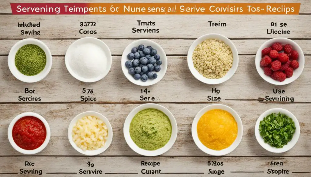 number of servings and serving size