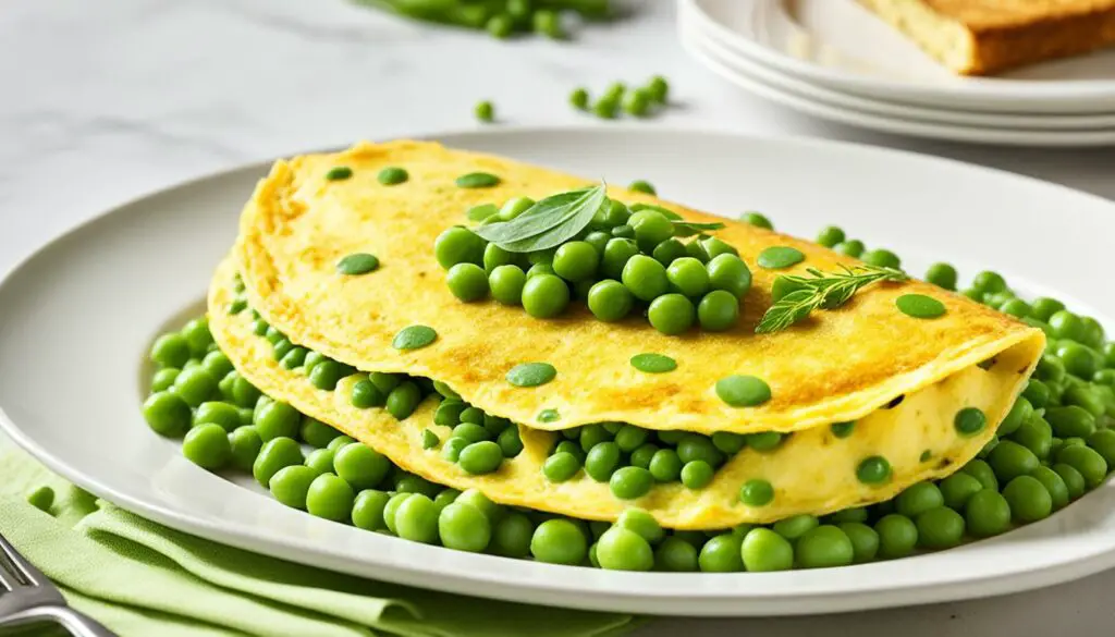 pea omelet