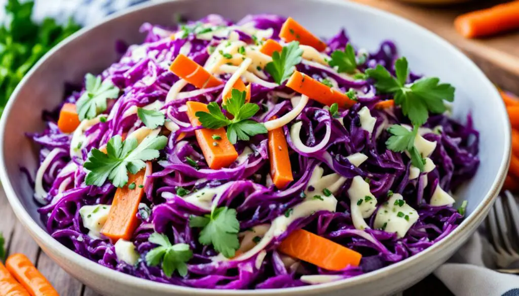 red cabbage noodle salad recipe