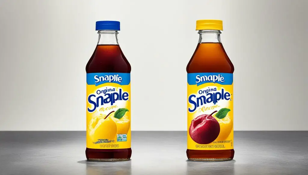snapple flavor alteration