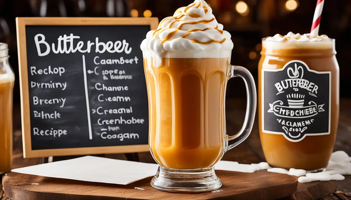 what is the butterbeer recipe at universal studios