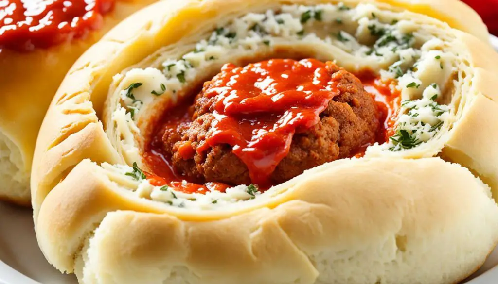 Soft Rolls Filled with Savory Italian Meatballs