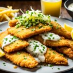 does lee's famous recipe have fish