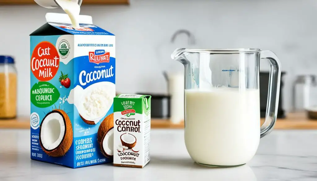 substitute evaporated milk with coconut milk