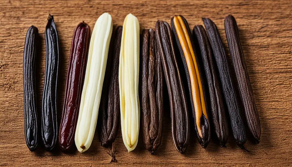 types of vanilla beans