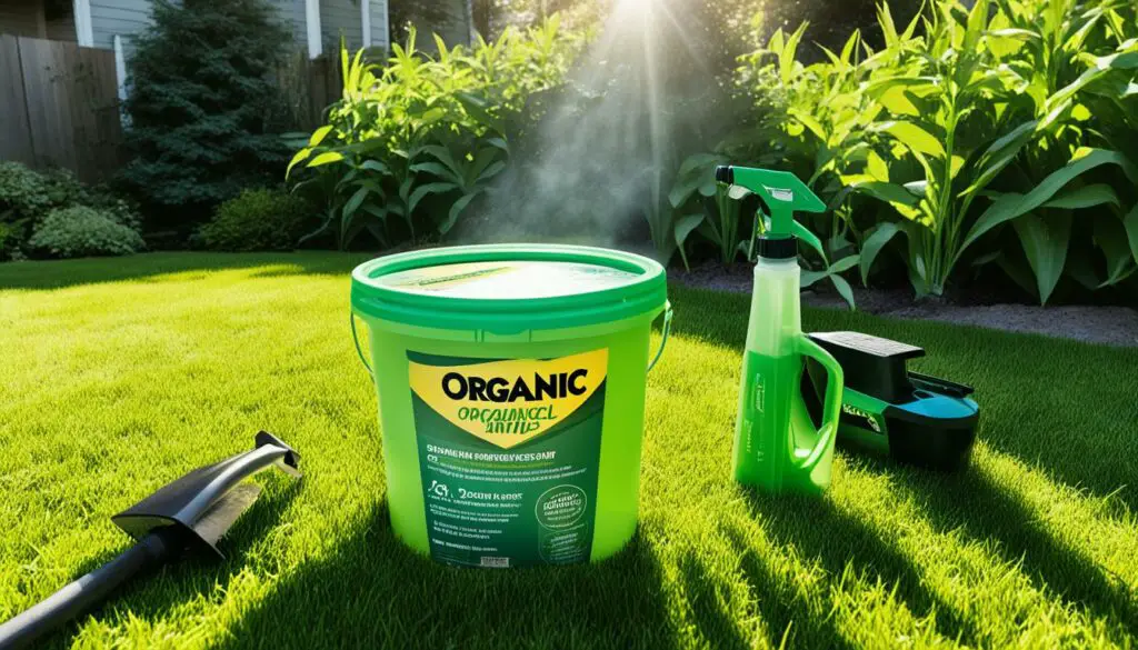 organic weed control in lawns
